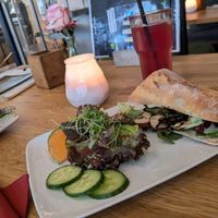 Mediterraner Sandwich. So gut!!! 🤤 at Velo Heilbronn in Heilbronn