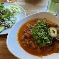 Ungarisches Paprika-Soya-Gulasch  at Velo Heilbronn in Heilbronn