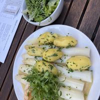 Spargel mit ‚sellerie-Schinken  at Velo Heilbronn in Heilbronn