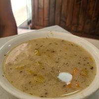 Semolina soup at Sazon Del Muya in Trujillo