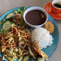 Vegan rice plate   at Havana Cabana in Kanab