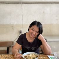 The lovely owner Homjan ! 🙏🏻♥️  at Jay Hom Chan - ร้านอาหารเจหอมจันทร์ลำปาง in Lampang