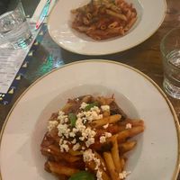 Vegan penne norma and penne arrabbiata  at Andiamo in Chippendale