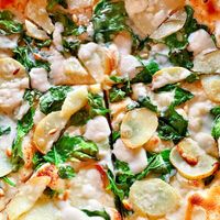 Patata e Spinici Woodfired Pizzaa  at Andiamo in Chippendale