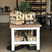 Inviting and they offer samples!  at Miss Hannah's Gourmet Popcorn in Newberg