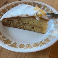 Orange something cake- I can’t remember the exact name  at A Piece Of in Seoul