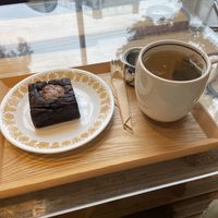 Brownie with peanut butter   at A Piece Of in Seoul