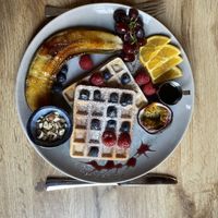 Die Waffeln 😍  at Pure Food in Nuremberg