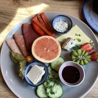 "All the good things" breakfast  at Pure Food in Nuremberg