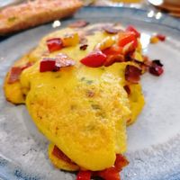Omelette mit Speck und Paprika at Pure Food in Nuremberg