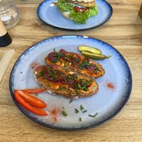 Bavarian Marian and Happy Hen burger   at Pure Food in Nuremberg