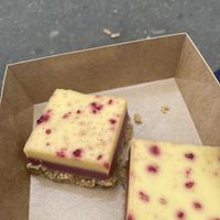 Raw Raspberry Mango Cakee  at Pure Food in Nuremberg
