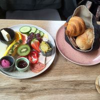 Bread plate at Pure Food in Nuremberg
