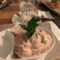 the chocolate mousse was huge but didn't taste like much at Den Bosduin in Kalmthout