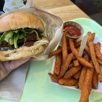 Gigolo burger  at Vélicious Burger in Colmar