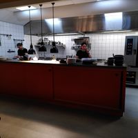 Open kitchen at Beyla in Copenhagen