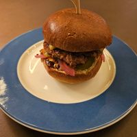 Bourbon cheese slider at Beyla in Copenhagen