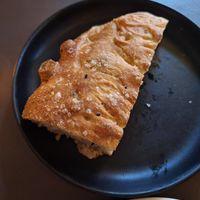 Focaccia, geräuchertes Paprikaöl, Schwarzkümmel at Beyla in Copenhagen