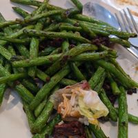 Green beans at Quan Yin in Houston