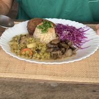 food example (changes every day)  at Vegano Carioca in Armacao Dos Buzios