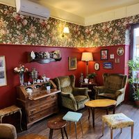 Cute interior at Snug - The Comfort Cafe in Rome