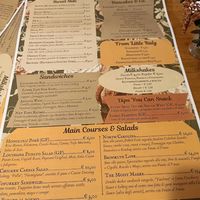 Menu at Snug - The Comfort Cafe in Rome