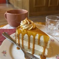 Mississippi salted caramel cake   at Snug - The Comfort Cafe in Rome