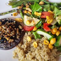 Garden salad at El Garden in Antigua