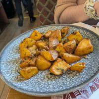 Fried spiced potatoes (amazing) at Fenicia in Barcelona