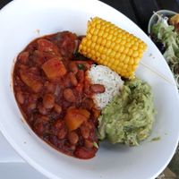 Vegan burrito bowl at Domali Cafe in South East London