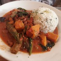 Vegan stew at Domali Cafe in South East London