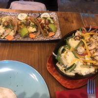Fajitas with veggies  at Demasiado Corazón in Valencia