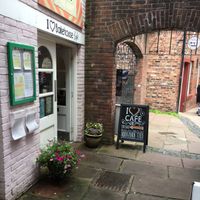 outside  at I Love Cafe in Carlisle