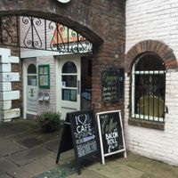 outside  at I Love Cafe in Carlisle