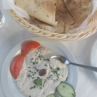 Tahini at Mandra Tavern in Paphos