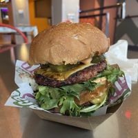 WAP burger £10  at Vegan Filth in Cardiff