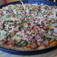 Vegan 14' Pizza at Mr Singh's in Birmingham