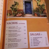 Genaue Beschreibung der Gerichte. Vegetarisches symbolisch gekennzeichnet   at El Bolero in Kehl