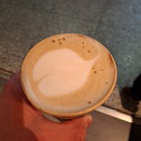 Oatly Latte at Haferkater - Berlin Ostbahnhof in Berlin