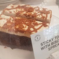 Sticky toffee cake with biscoff spread at Love Brownies in Harrogate