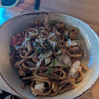Tofu Yaki (teriyaki and udon noodles) at SUN in Valletta