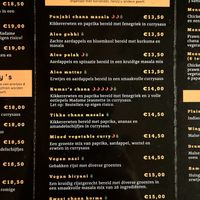 Lots of vegan options.  at Indian Palace in Tilburg