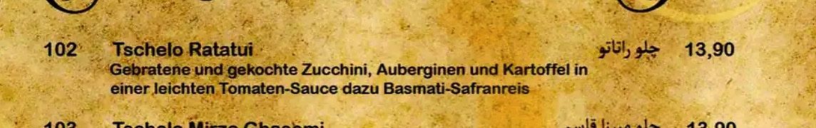 Ein veganes Gericht und Falafel dazu bestellbar  at Bustan Restaurant in Mannheim