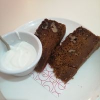 tarta de zanahoria con yogur at NUVI in Valladolid