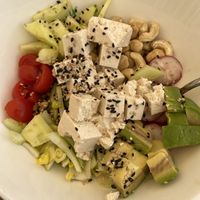 tofu bowl   at NUVI in Valladolid