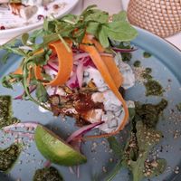 Corn fritters at Culture - Cafe & Deli in Inverness