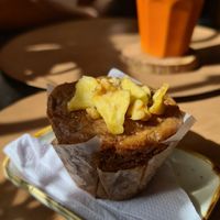 Apple muffin at Emporio Andino in San Pedro De Atacama
