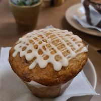 Banana Chia muffin at Emporio Andino in San Pedro De Atacama