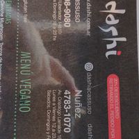 Adresse at Dashi  in Buenos Aires