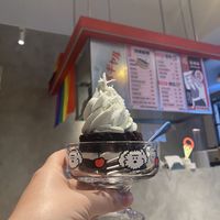 Really nice ice cream, they change flavours every two weeks so who knows what you’ll get. (Pictured is a coconut ice cream chocolate cake!)  at Ice Gyaru - 霜淇淋專門店 in Taipei